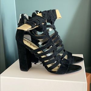 SAM EDELMAN Yarina Strappy Suede Sandal